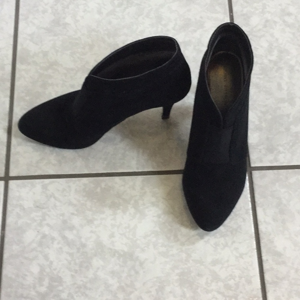 Ankle booties by Adrienne Vittadini